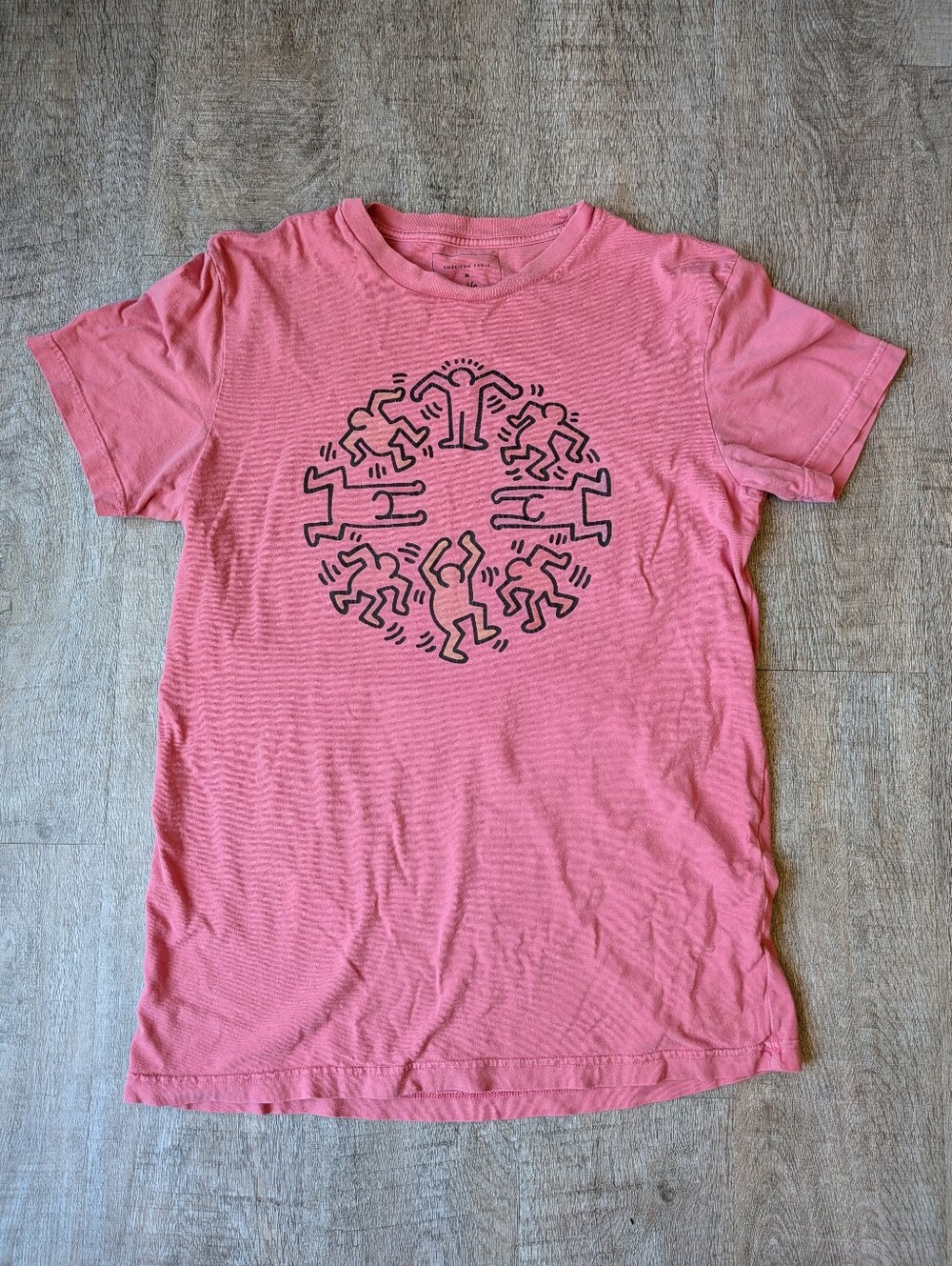 American Eagle x Keith Haring Women's Graphic Tee - Size Small